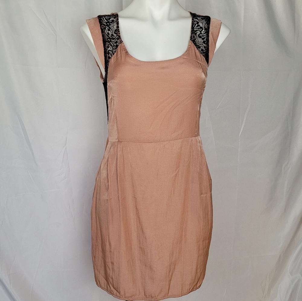 Beige lacy dress